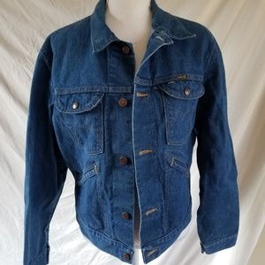 Vintage Maverick Dark Blue Denim Trucker Jacket